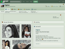 Tablet Screenshot of daghan.deviantart.com