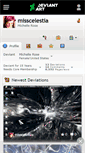 Mobile Screenshot of misscelestia.deviantart.com