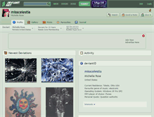 Tablet Screenshot of misscelestia.deviantart.com