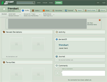 Tablet Screenshot of friendsart.deviantart.com