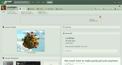 Desktop Screenshot of lunanegra.deviantart.com