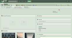 Desktop Screenshot of maxinc.deviantart.com
