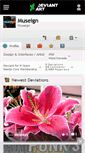 Mobile Screenshot of museign.deviantart.com