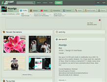 Tablet Screenshot of museign.deviantart.com