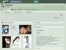 Tablet Screenshot of cilezchan.deviantart.com