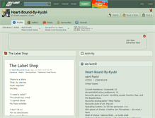 Tablet Screenshot of heart-bound-by-kyubi.deviantart.com