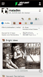 Mobile Screenshot of maladies.deviantart.com