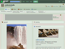 Tablet Screenshot of coldrockstudio.deviantart.com