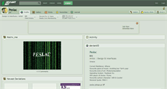 Desktop Screenshot of peslac.deviantart.com