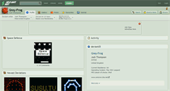 Desktop Screenshot of grey-frog.deviantart.com