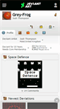 Mobile Screenshot of grey-frog.deviantart.com