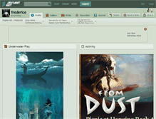 Tablet Screenshot of frederice.deviantart.com