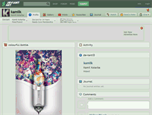 Tablet Screenshot of kamilk.deviantart.com
