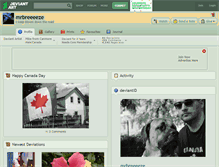Tablet Screenshot of mrbreeeeze.deviantart.com