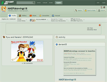 Tablet Screenshot of mmdfakewings18.deviantart.com