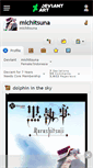 Mobile Screenshot of michitsuna.deviantart.com