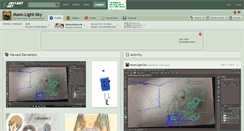 Desktop Screenshot of moon-light-sky.deviantart.com
