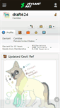 Mobile Screenshot of draft624.deviantart.com