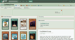 Desktop Screenshot of cardmakergroup.deviantart.com