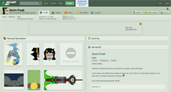 Desktop Screenshot of doom-freak.deviantart.com