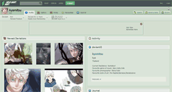 Desktop Screenshot of kyomitsu.deviantart.com