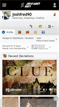 Mobile Screenshot of joshfred90.deviantart.com