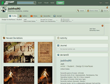 Tablet Screenshot of joshfred90.deviantart.com