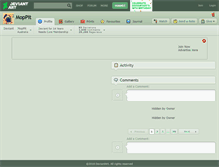 Tablet Screenshot of moppit.deviantart.com