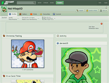 Tablet Screenshot of not-wisqoxd.deviantart.com