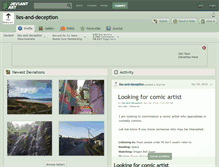 Tablet Screenshot of lies-and-deception.deviantart.com