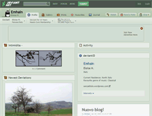 Tablet Screenshot of emhain.deviantart.com