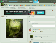 Tablet Screenshot of aiofa.deviantart.com