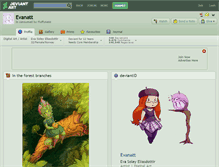 Tablet Screenshot of evanatt.deviantart.com