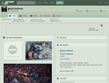 Tablet Screenshot of ghost-inferno.deviantart.com