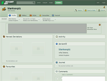 Tablet Screenshot of blanksexplz.deviantart.com