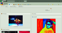 Desktop Screenshot of colorazul.deviantart.com