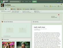 Tablet Screenshot of muufassa.deviantart.com