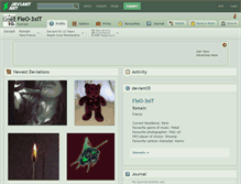 Tablet Screenshot of fleo-3xit.deviantart.com