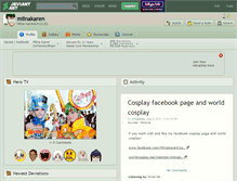 Tablet Screenshot of miinakaren.deviantart.com