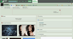 Desktop Screenshot of monsteri.deviantart.com