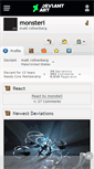 Mobile Screenshot of monsteri.deviantart.com