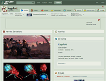 Tablet Screenshot of kagerott.deviantart.com