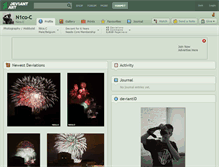 Tablet Screenshot of n1co-c.deviantart.com