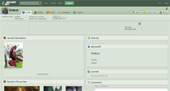 Desktop Screenshot of drakun.deviantart.com