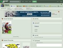 Tablet Screenshot of drakun.deviantart.com