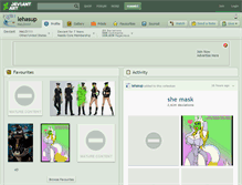 Tablet Screenshot of lehasup.deviantart.com
