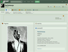 Tablet Screenshot of panzerkorps.deviantart.com