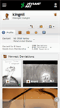 Mobile Screenshot of kingnii.deviantart.com
