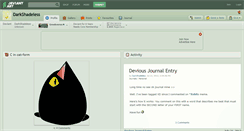Desktop Screenshot of darkshadeless.deviantart.com