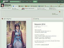 Tablet Screenshot of pahisman.deviantart.com